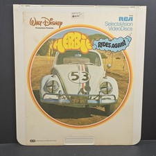 Herbie Rides Again RCA SelectaVision VideoDisc CED Walt Disney 1982 Vintage