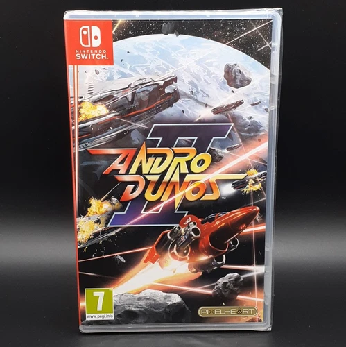 ANDRO DUNOS II Nintendo Switch Game New/NewSealed PixelHeart 2 Shmup Shooting