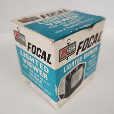 Vintage Kmart Focal Lighted Slide Viewer for 126 and 35mm slides - w/ orig box