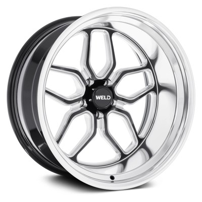 Weld Performance S107 Laguna Wheels 19x9 (38, 5x120.65) Black Rims Set of 4