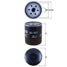 Ölfilter für Fiat Punto 176 Regata 138 Ritmo Tempra 159 S.W. Tipo 160 | 242002