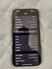iPhone 15 ProMax 1000 GB Blue Titanium has Tik Tok Installed