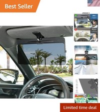 JOYTUTUS Sun Visor Extender Universal Anti-Glare Polarized UV400 Car Visor