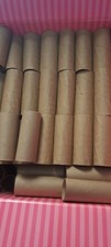 90 Empty Brown Toilet Paper Rolls Tubes Cardboard Craft Art Projects CLEAN.
