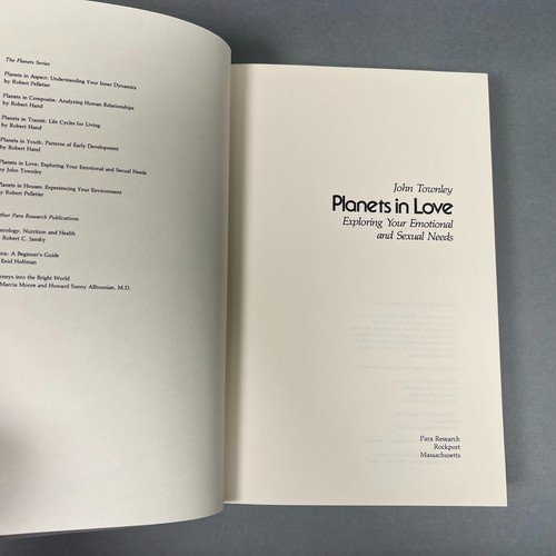 RARE Para Research Book Lot Set 6 Planets in Aspect Houses Composite Love Youth - Picture 15 of 23