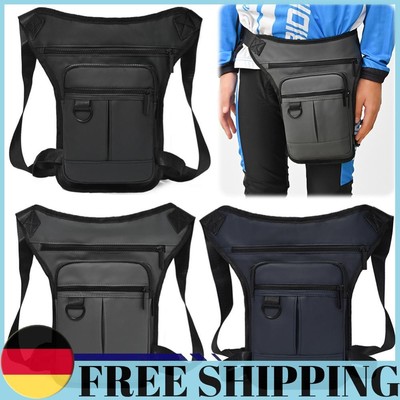 Men Drop Leg Bag Multipocket Hip Waist Bags Motorcycle Crossbody Bag for Walking