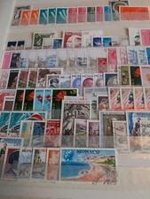 N°843 Lot timbres MONACO ** / * / obli 11 photos