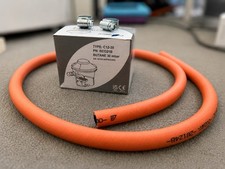 Continental Gas Hose Clips and Regulator 28bar for BBQ Grill