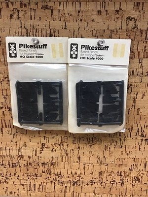 Lot Of 2 Pikestuff HO Scale 4000 Raised Panels For Hoppers Sides Kits New D-8