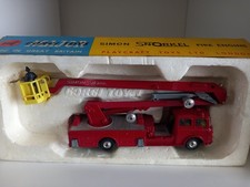 Vintage 1960s Corgi 1127 Simon Snorkel Extending Ladder Escape Fire Engine Boxed