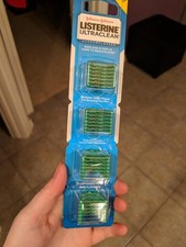 Box REACH Listerine Ultraclean Access Flosser Refill Heads Mint 28 Count 1 Pack