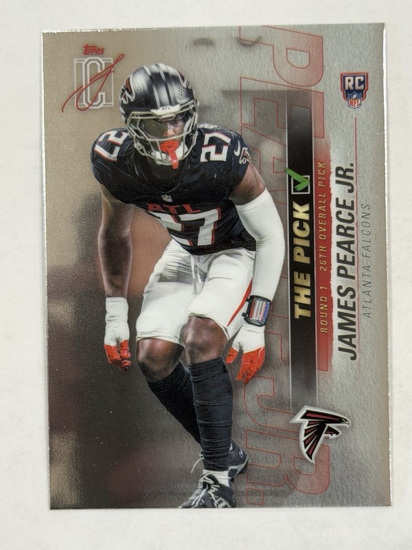 Panini 2025 NFL Rookie James Pearce Jr TP-2 The Pick Xavier Watts #238 Lot 2