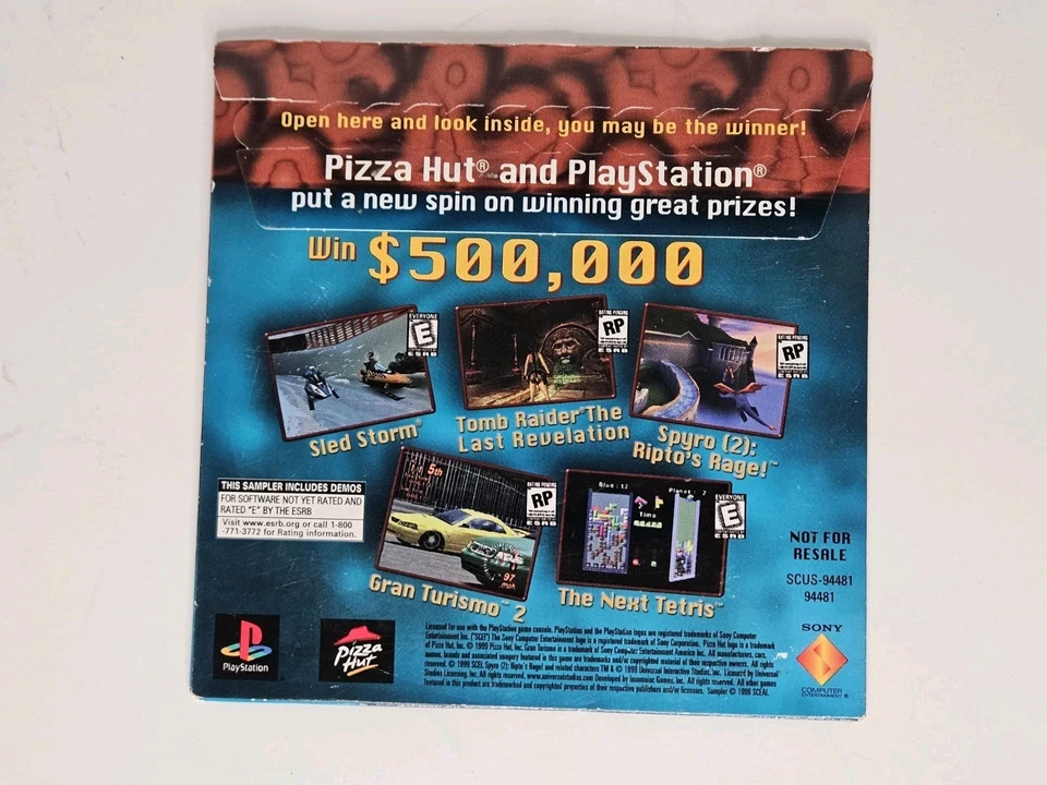 Pizza Hut Playstation 1 Demo Disc 2 - Image 2 of 2