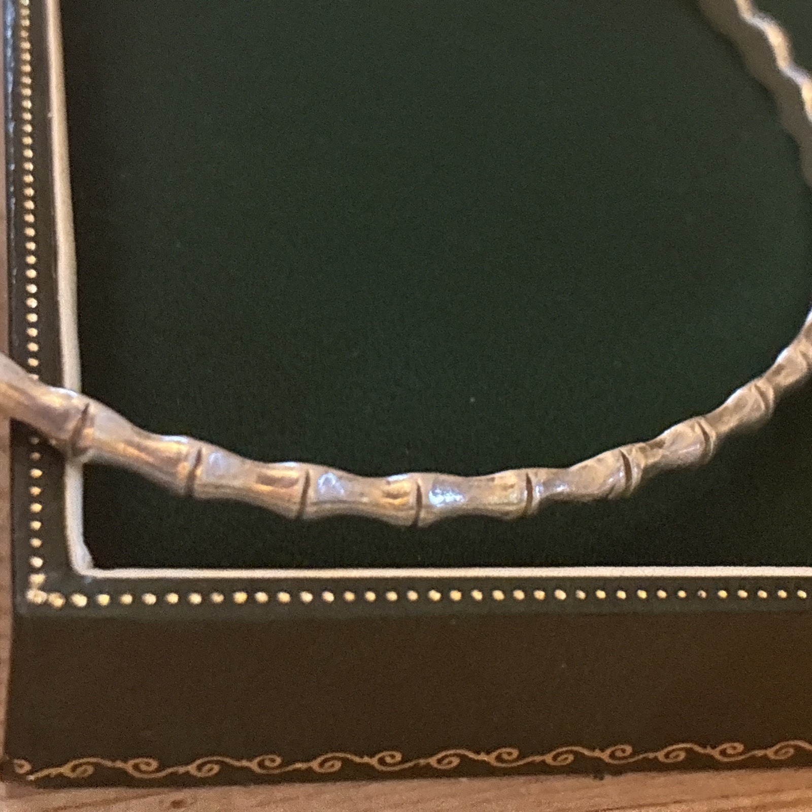 Patterned Sterling Silver Ladies Bangle / Bracele… - image 3