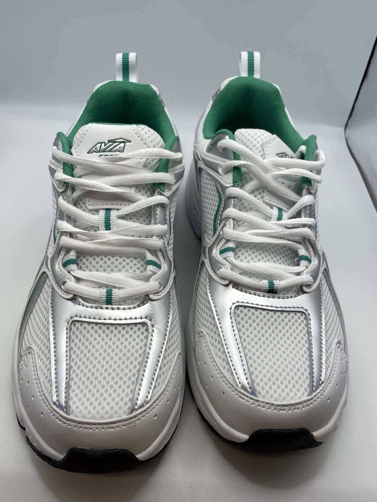 Women’s Avia 5000 Sneakers Sz 11 Bling Them Up Green/Silver 