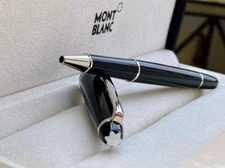 Montblanc Meisterstuck 163 Classique Platinum Rollerball Pen - 2025 New