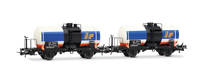 "Hornby HR6709 Fs Set Mit 2 GüTerwagen-Zisternen Auf 2 Achsen \"Ip\""