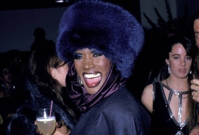 Grace Jones during Grace Jones Sighted at Le Vie en Rose Restauran- Old Photo 4