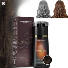 Hair Dye Shampoo for Gray Hair for Women Men Natural Hair Dye Kit Semi Permanent