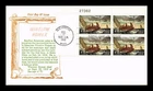 US COVER WINSLOW HOMER AMERICAN ARTIST FDC PLATE BLOCK KHOL KRAFT CACHET