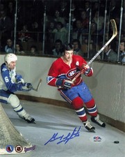 Guy LaPointe Canadiens Signed 8x10 Photo Autograph PSA/DNA AQ11401