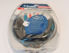 Swann Pro-Series HD BNC 100-ft 1 Solid White Security Cable video/power in 1
