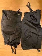 Mountain Hardware Leg Gaiters  Size Medium Black Fast Ship