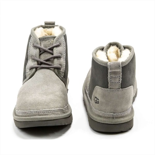Toddler Ugg Neumel II Suede Lace Up Sheepskin Lined Boots NEW - Picture 12 of 13