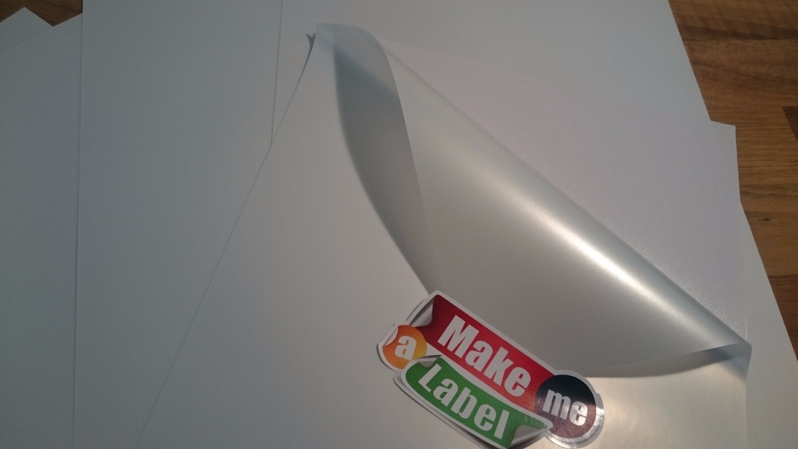 20 x A4 Self Adhesive Metallic Pearl INKJET Photo Paper Sticker Sheets