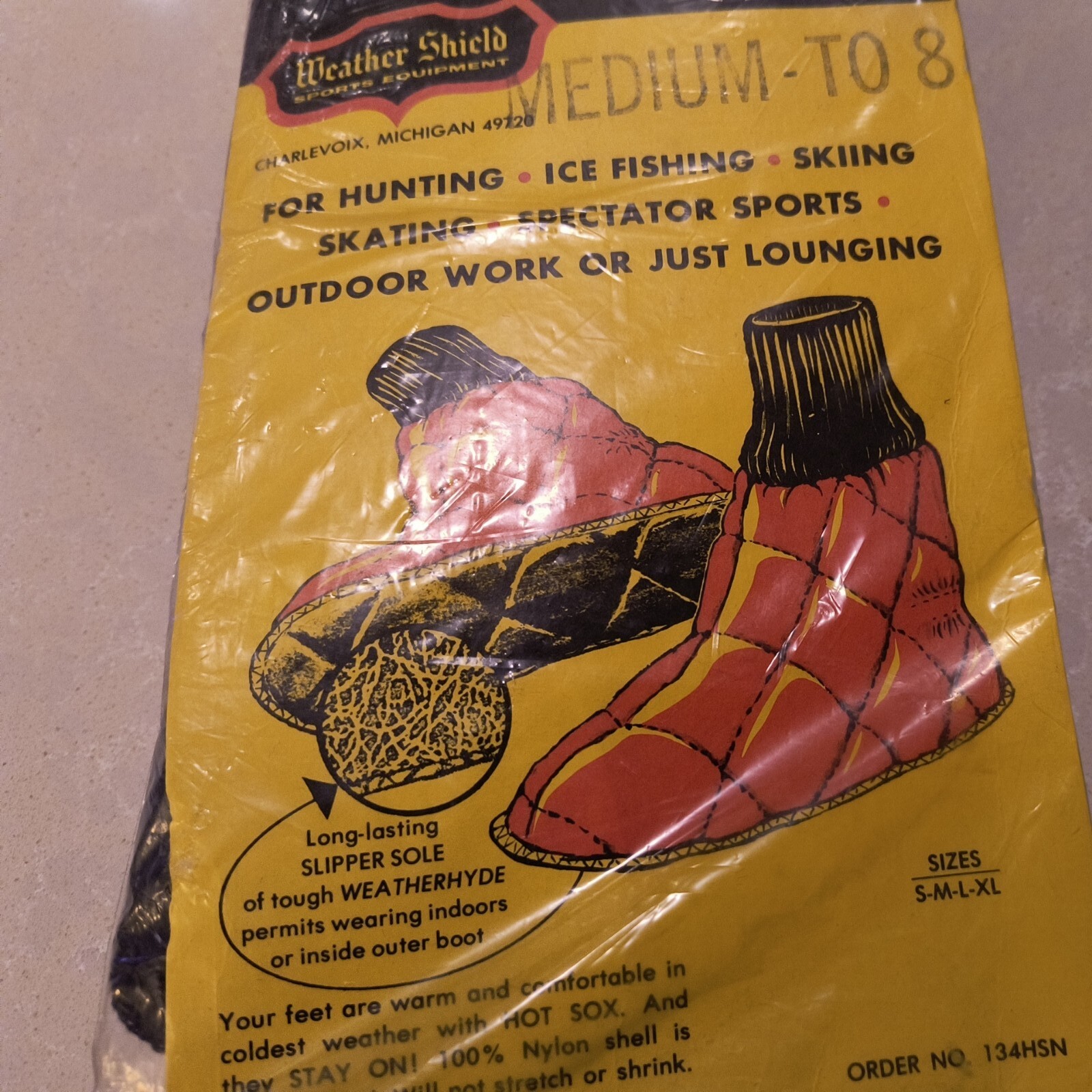 SAOLA Calze con suola pantofola vintage calze calde scaldapiedi isolati medium 8 DM