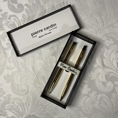 Pierre Cardin Gold Pen Set with Case