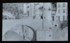 Glass Magic Lantern Slide Photo France Entrevaux Newton & Co