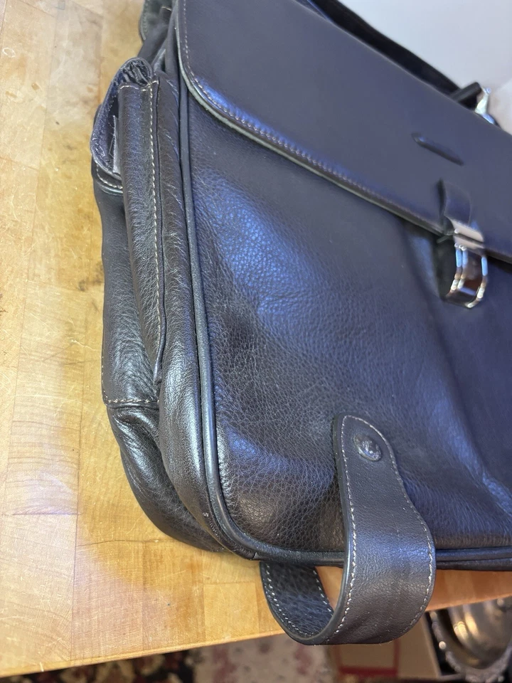 Piquadro итальянский кожаный ноутбук сумка Messenger портфель наплечная сумка - Изображение 4 из 4