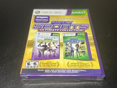 Kinect Sports: Ultimate Collection Xbox 360 2012  Fast Ship Seal loose on top