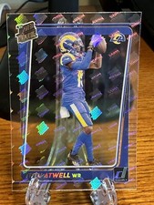 Rare MINT! TUTU ATWELL 2021 CLEARLY DONRUSS Holo GOLD Rated Rookie Logo. SSP