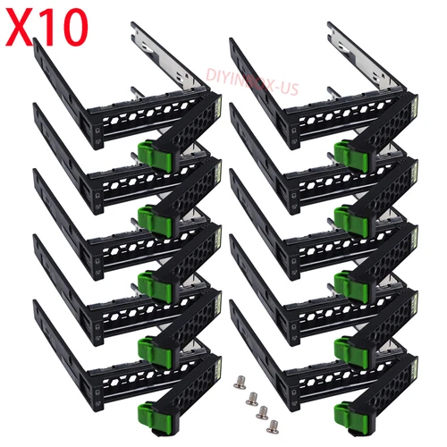 10-pcs Fujitsu RX2540 RX2530 M1 M2 M3 M4 M5 M6 2.5" HDD Tray Caddy A3C40179841