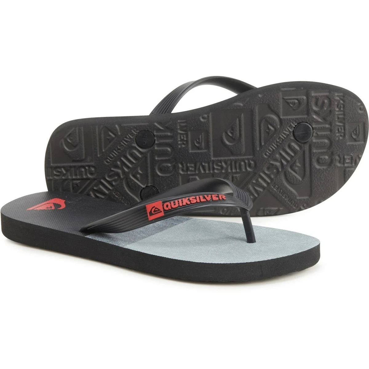 Quiksilver Boy s Java Sunset Futures Flip Flops Sandals Black Size
