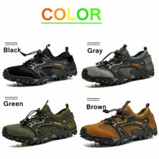 Men's Water Shoes Breathable Aqua barefoot Waterproof Boot Beach Fishing Active