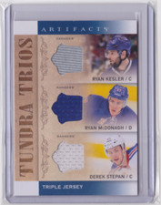 2014-15 UD ARTIFACTS TUNDRA TRIOS RYAN KESLER, McDONAGH & DEREK STEPAN #T3-USA
