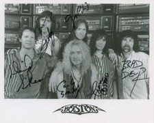 REPRINT - BOSTON Band More Than A Feeling Signed 8 x 10 Glossy Photo Poster RP