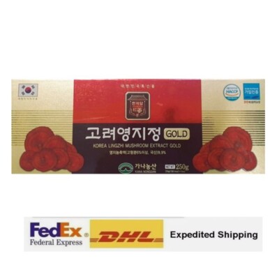Korea Lingzhi Mushroom Extract Gold 250g (50g x 5pcs) NEW