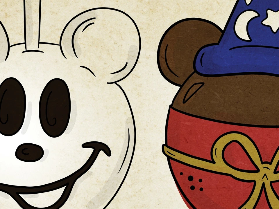 ¡PÓSTER de manzanas caramelo de Halloween Disney! (hasta 24" x 36") - Mickey - Disneyland Foto 4 de 4