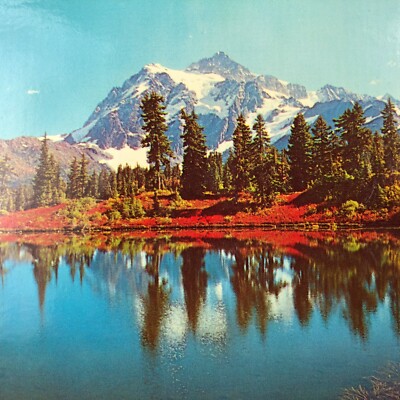 Mt. Shuksan, North Cascades National Park Postcard VTG Photo UNPOSTED Washington
