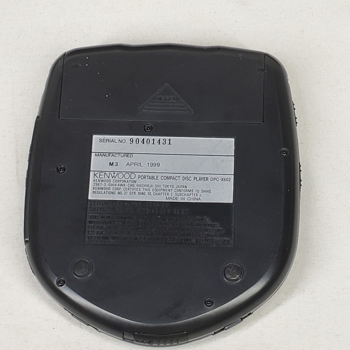 90s Kenwood Portable Compact Disc CD Player DPC-X507, PARTS