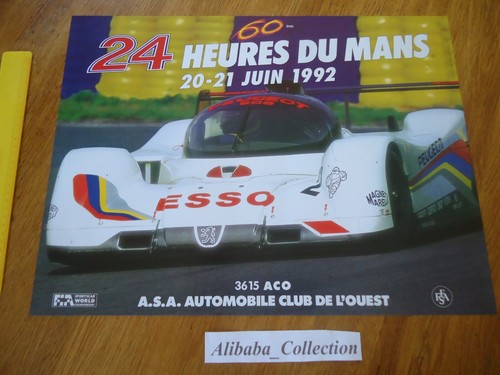 Affiche Originale 24 Heures Du Mans 1989 - Poster Moto ACO N°41