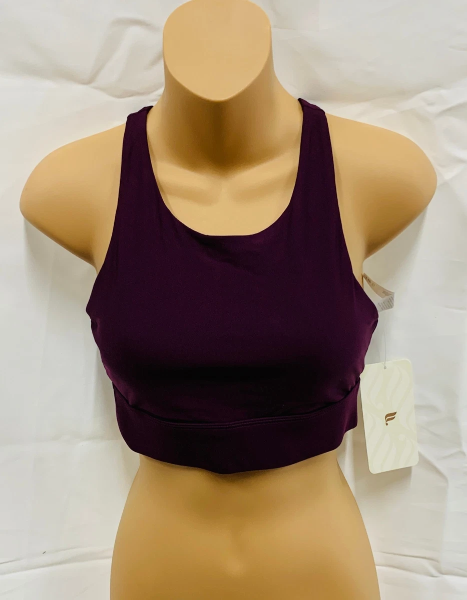 Fabletics The No Bounce Sports Bra Burgundy XS Size 4