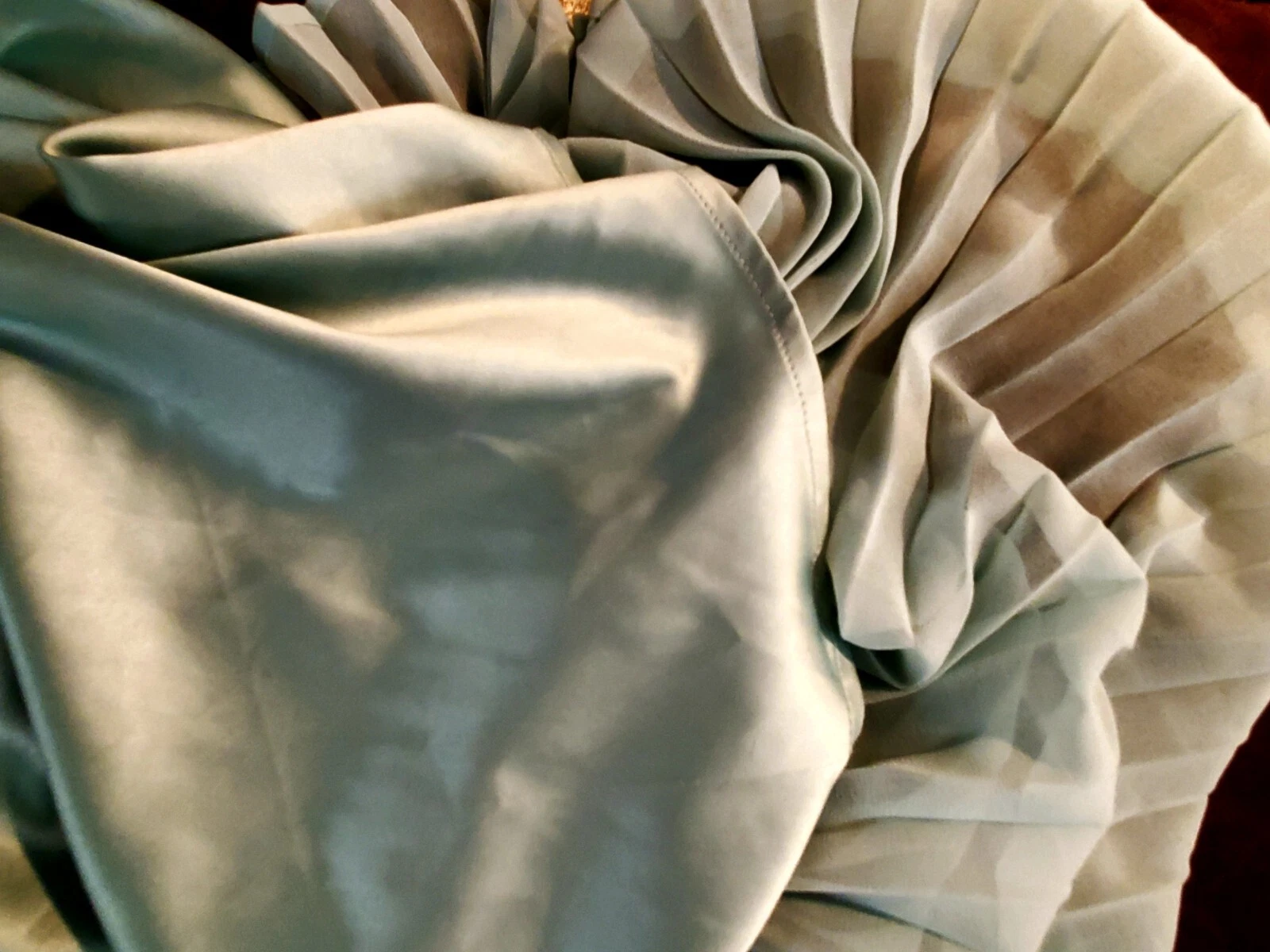 UNDERCOVER Maxi Abito Victorias Secret Chiffon Piegate Medium OTTIME CONDIZIONI