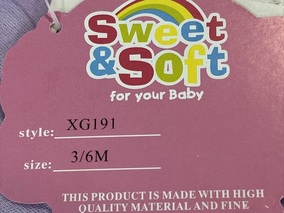 Conjunto de body de bebé dulce y suave estampado de cupcakes con patas talla 3-6 meses Foto 3 de 4