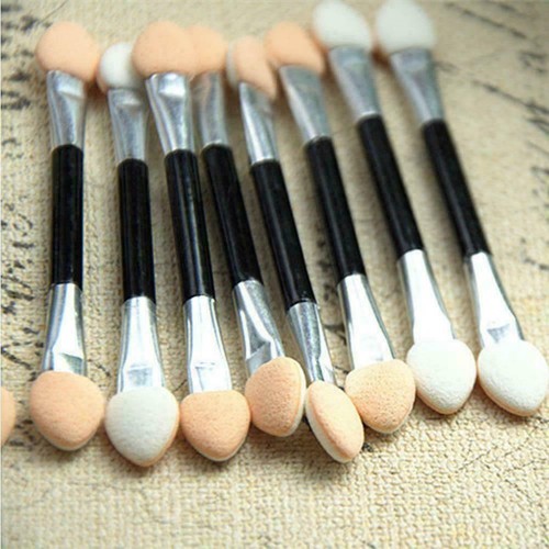 12 x Double Ended Disposable Eye Shadow Sponge Applicators Brush-SB1X B1X0 D9S9