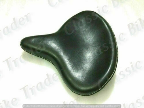 INDIAN CHIEF SCOUT LEATHER BLACK COLOR SEAT CUSTOM BOBBER CHOPPER HARLEY BSA R/E - Afbeelding 1 van 2
